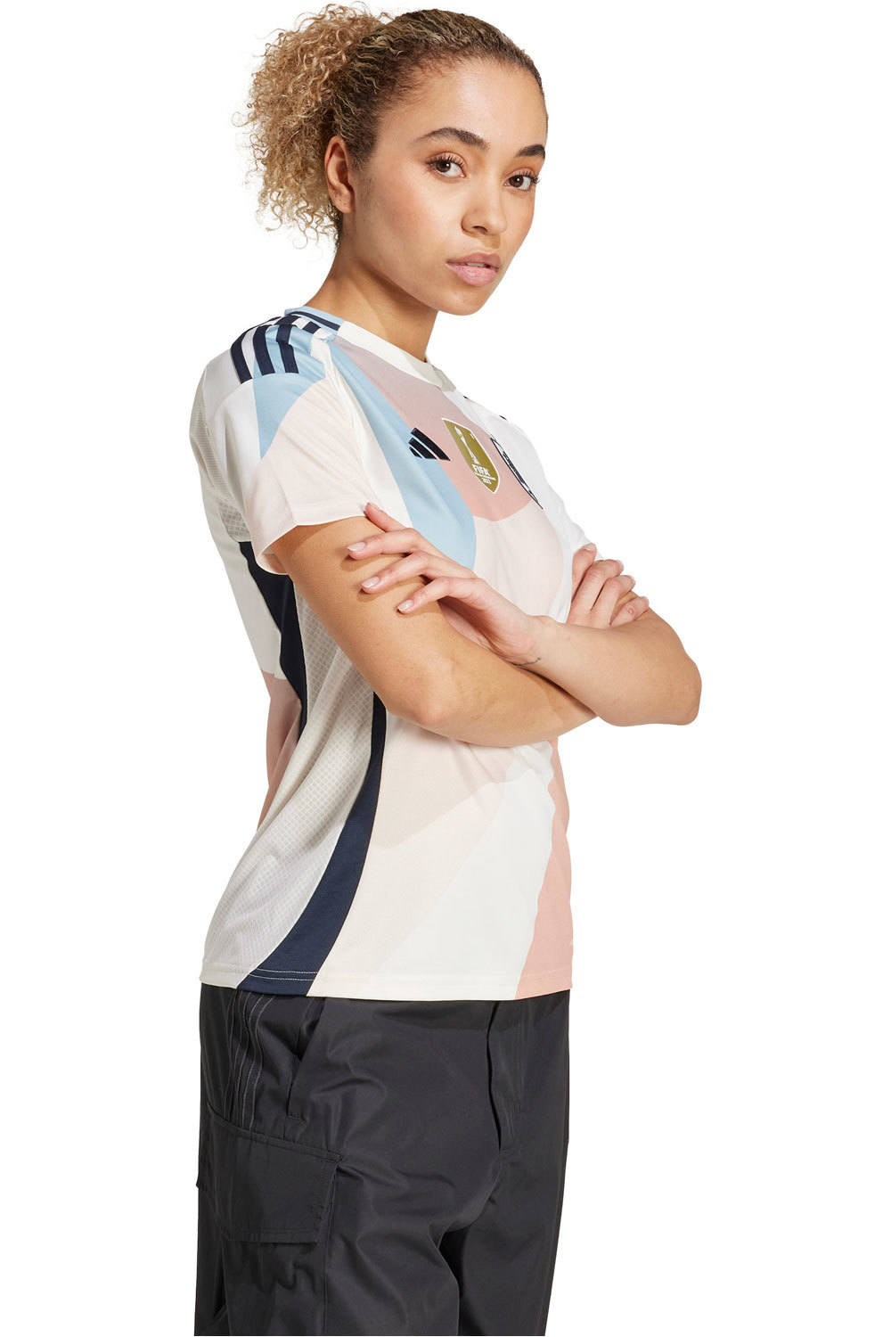 adidas camiseta de fútbol oficiales ESPAA 24 A JSY W vista detalle