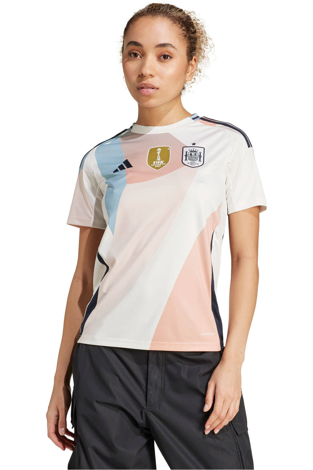 adidas camiseta de fútbol oficiales ESPAA 24 A JSY W vista frontal