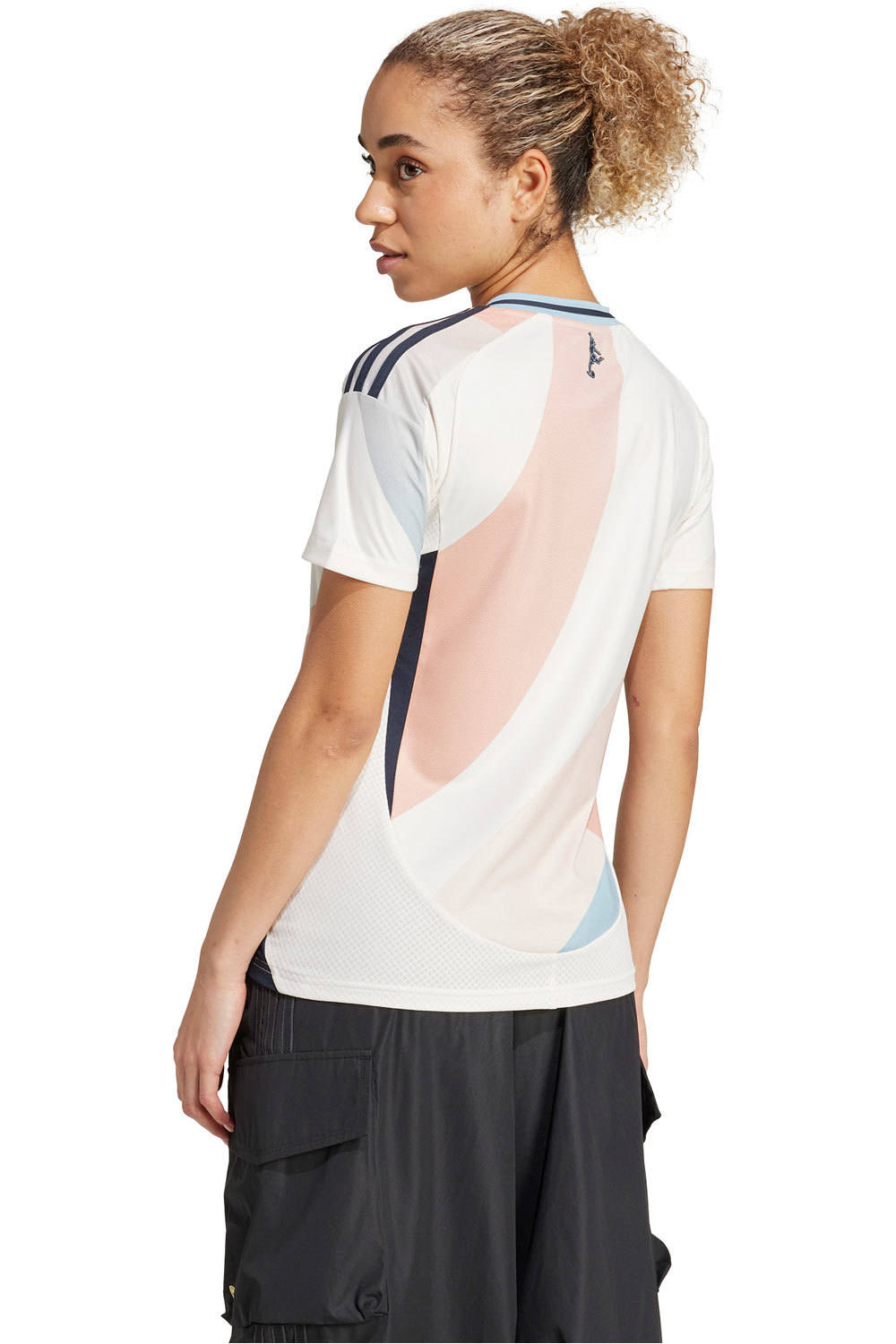 adidas camiseta de fútbol oficiales ESPAA 24 A JSY W vista trasera