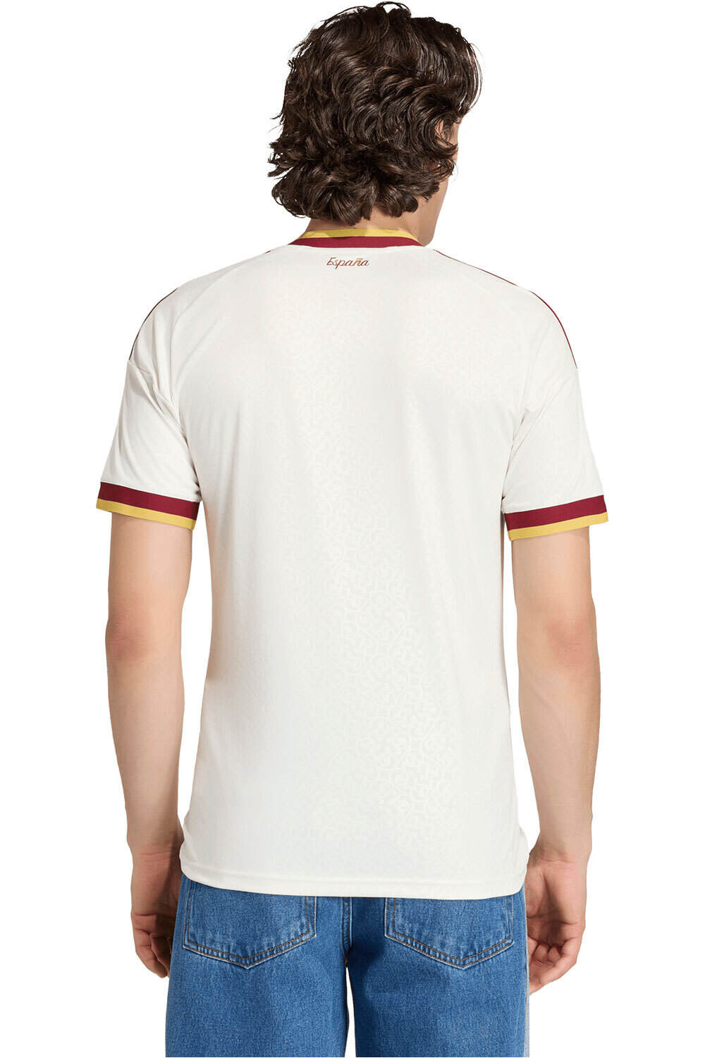 adidas camiseta de fútbol oficiales ESPAA 26 A JSY vista trasera