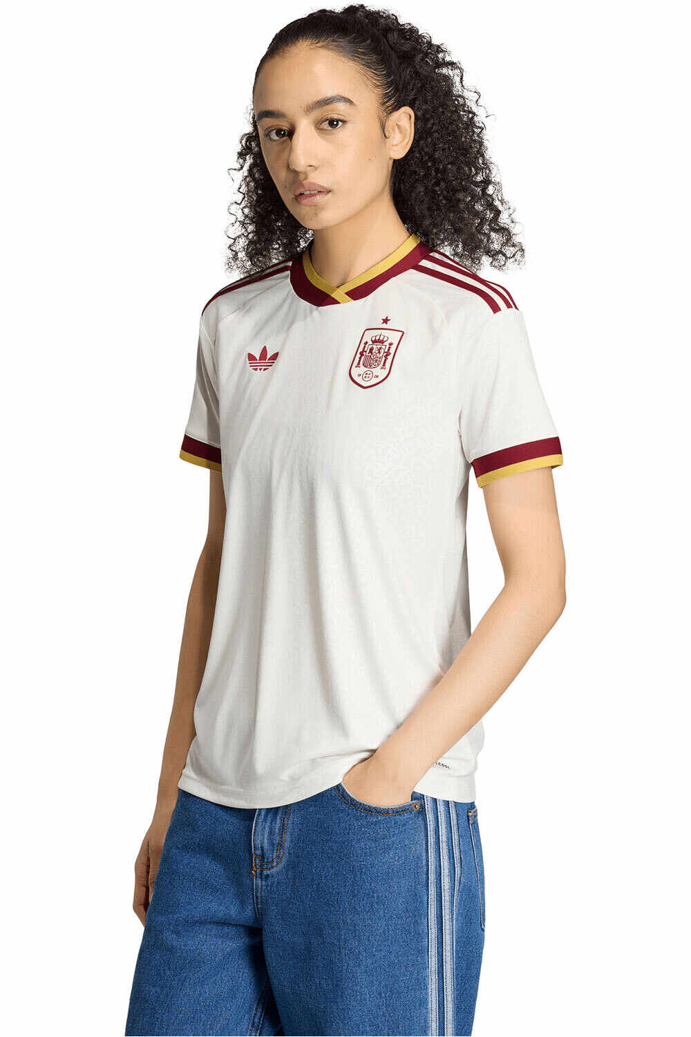 adidas camiseta de fútbol oficiales ESPAA 26 A W JSY vista frontal
