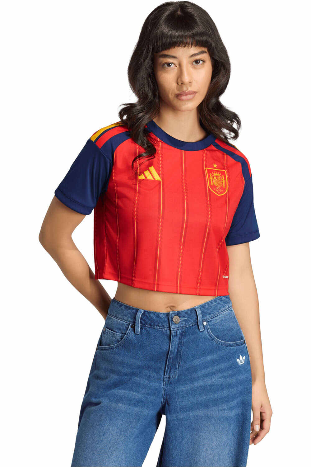 adidas camiseta de fútbol oficiales ESPAA 26 H JSY CR W vista frontal