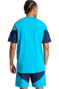adidas camiseta de fútbol oficiales ESPAA 26 TEE AZMN vista trasera