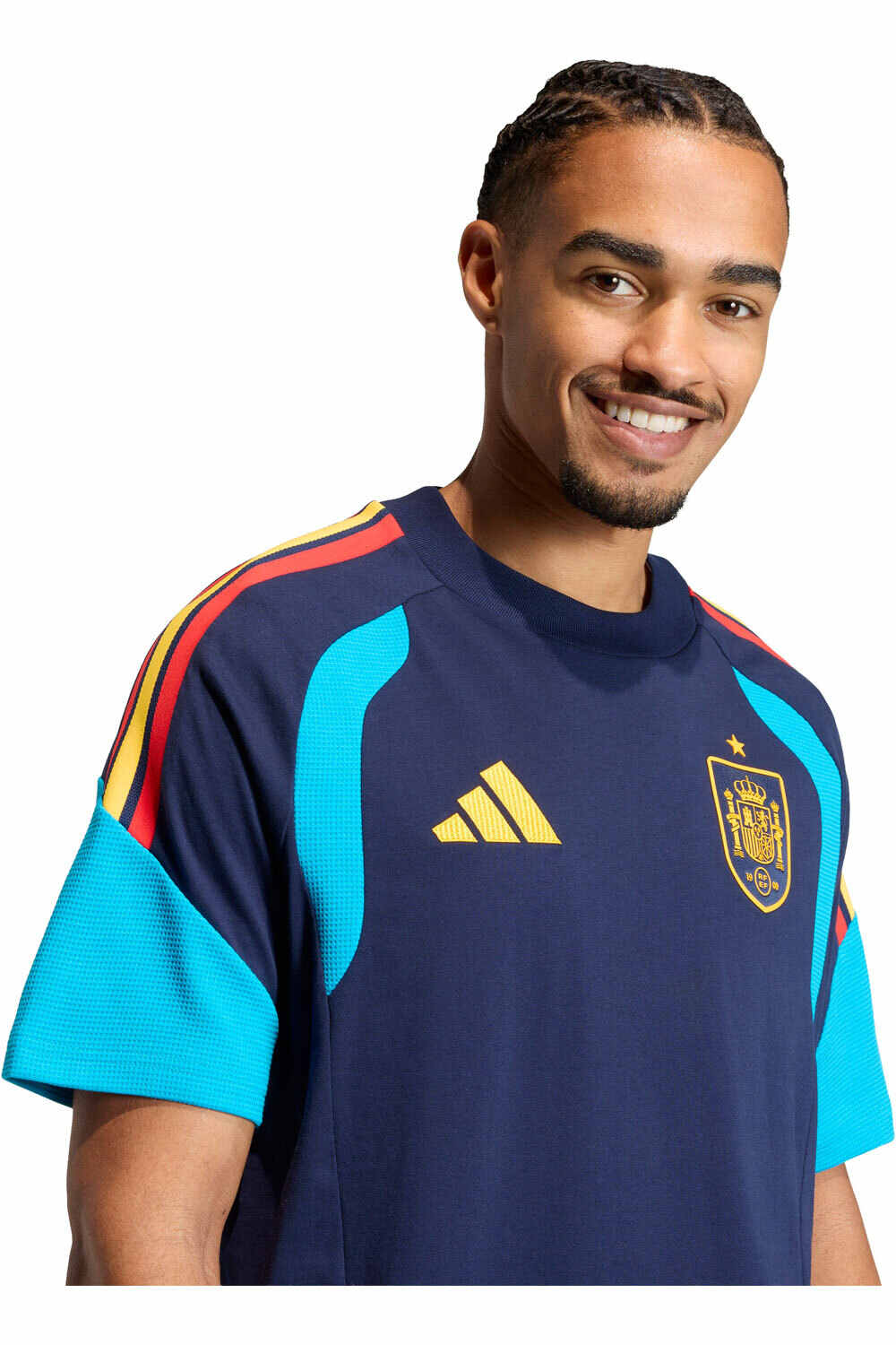 adidas camiseta de fútbol oficiales ESPAA 26 TEE MNAZ vista detalle
