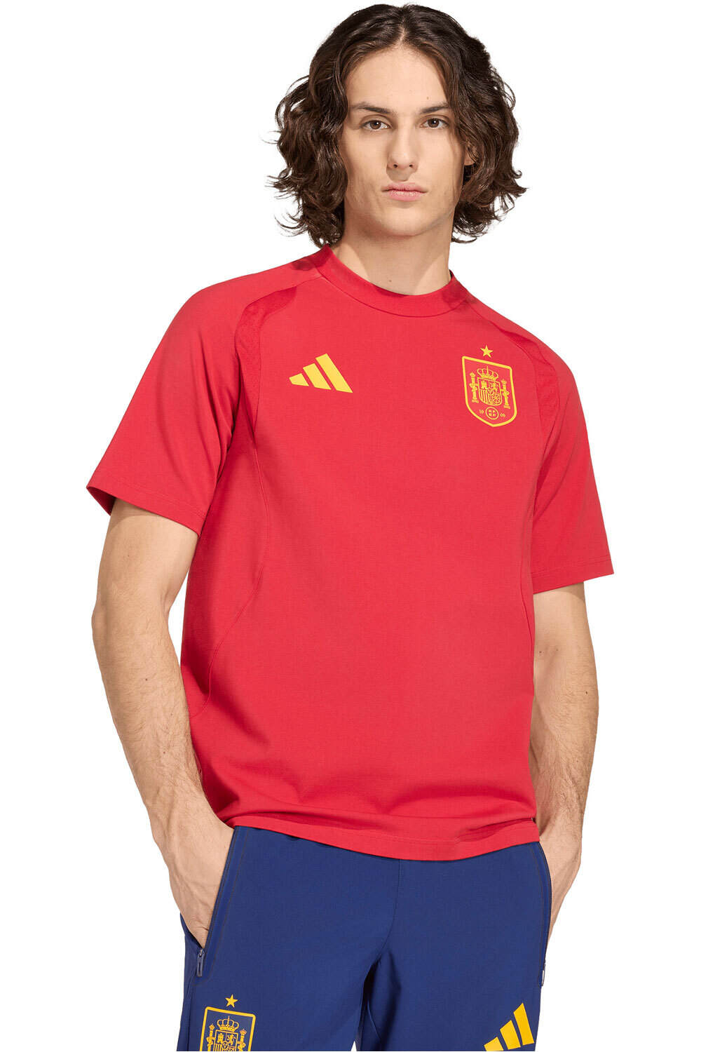 adidas camiseta de fútbol oficiales ESPAA TIRO TRAVEL vista frontal