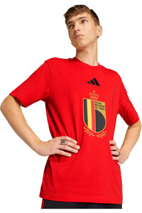 adidas camiseta de fútbol oficiales ESTAMPADA BLGICA DNA vista detalle