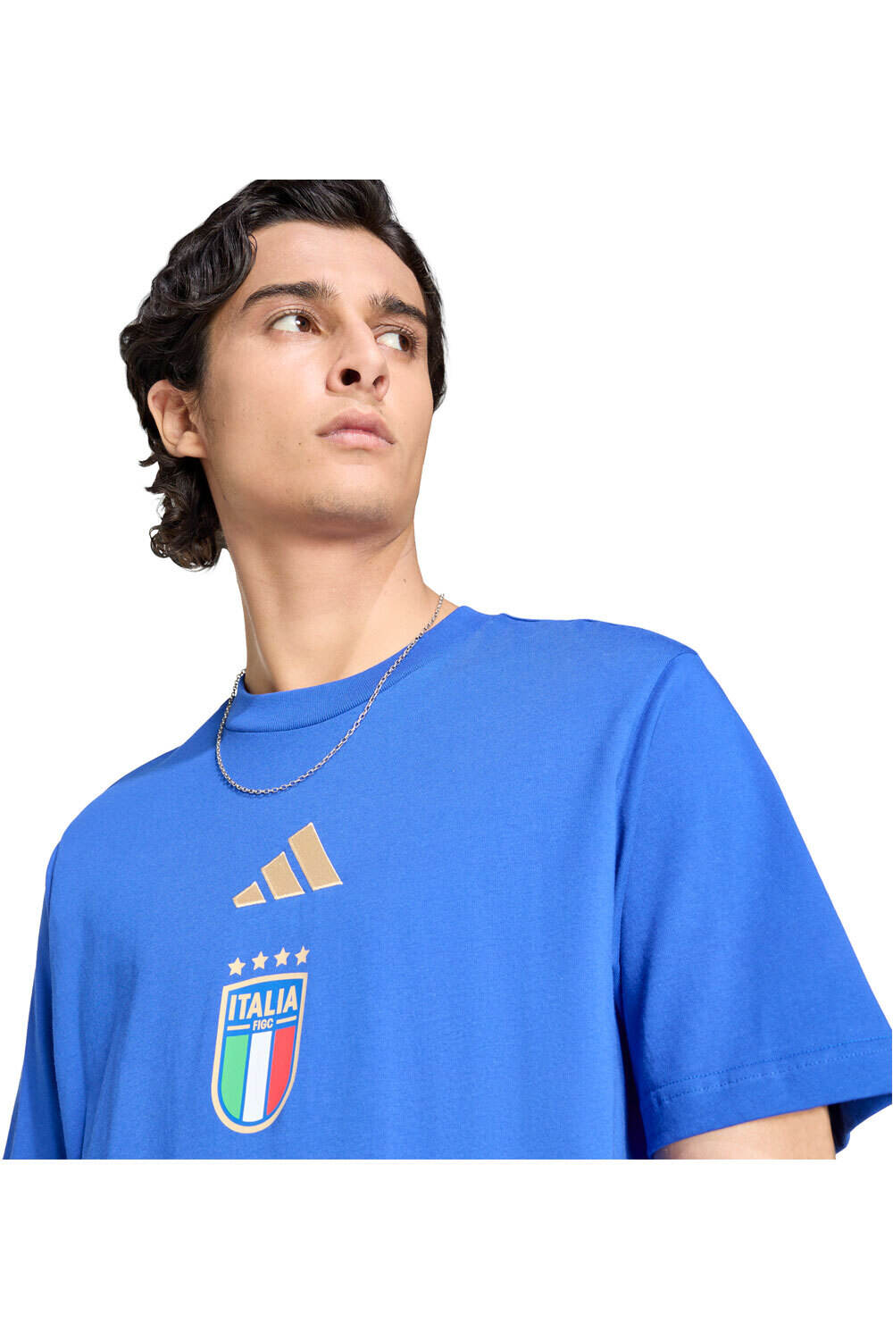 adidas camiseta de fútbol oficiales ESTAMPADA ITALIA DNA vista detalle