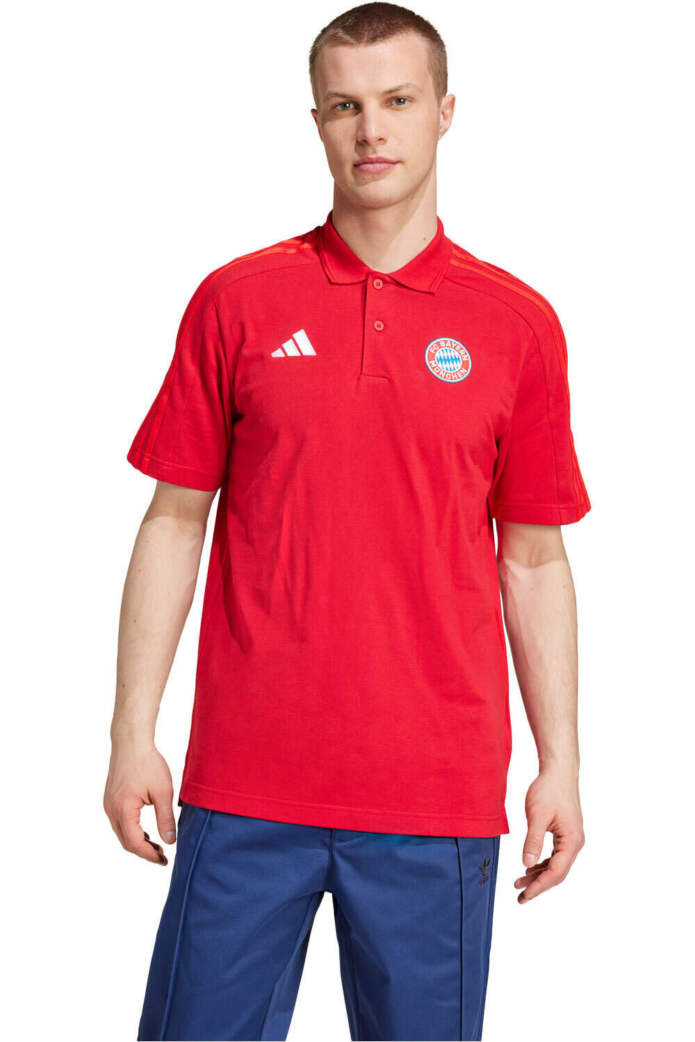 adidas camiseta de fútbol oficiales FC BAYERN DNA vista frontal