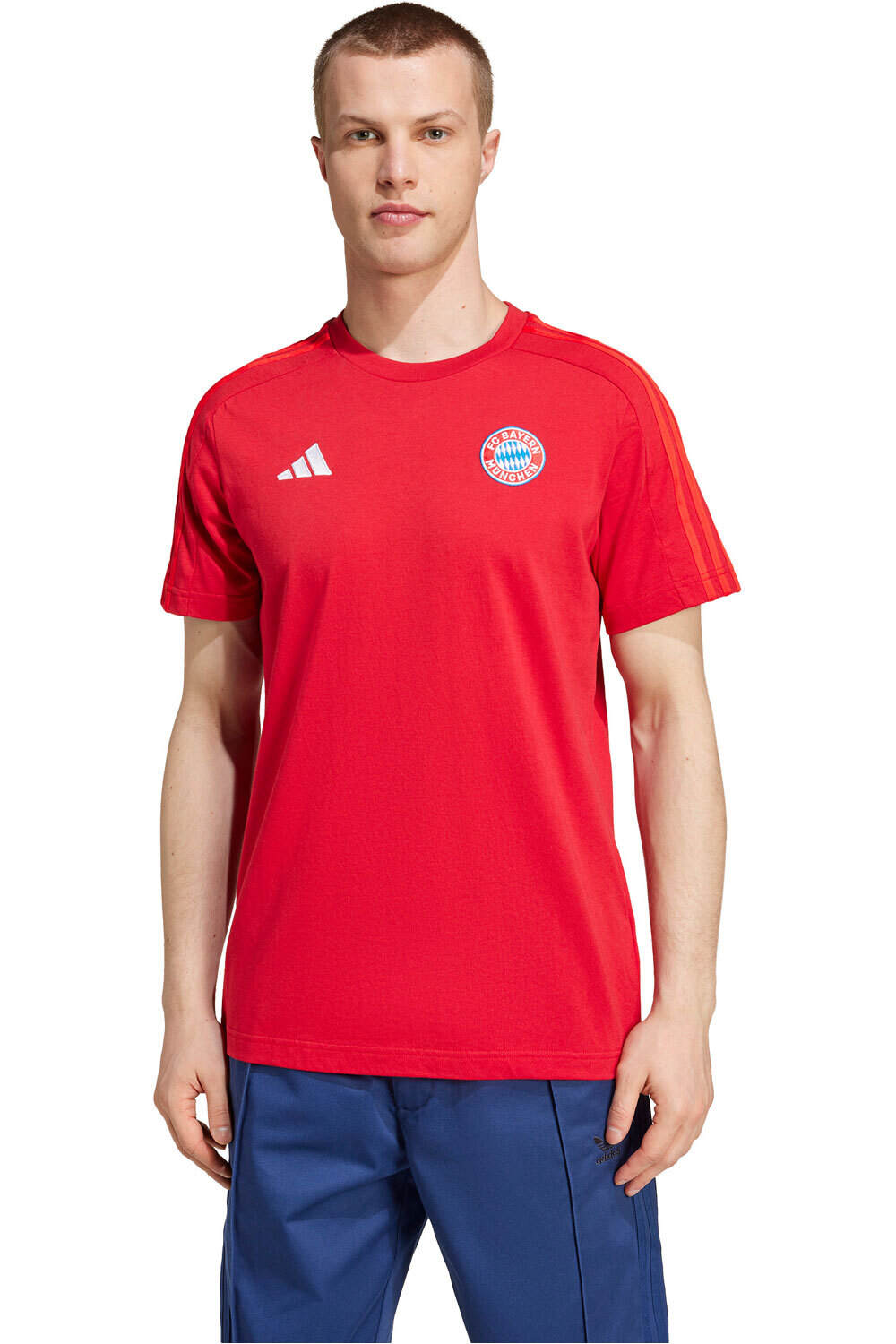 adidas camiseta de fútbol oficiales FC BAYERN MUNICH DNA vista frontal