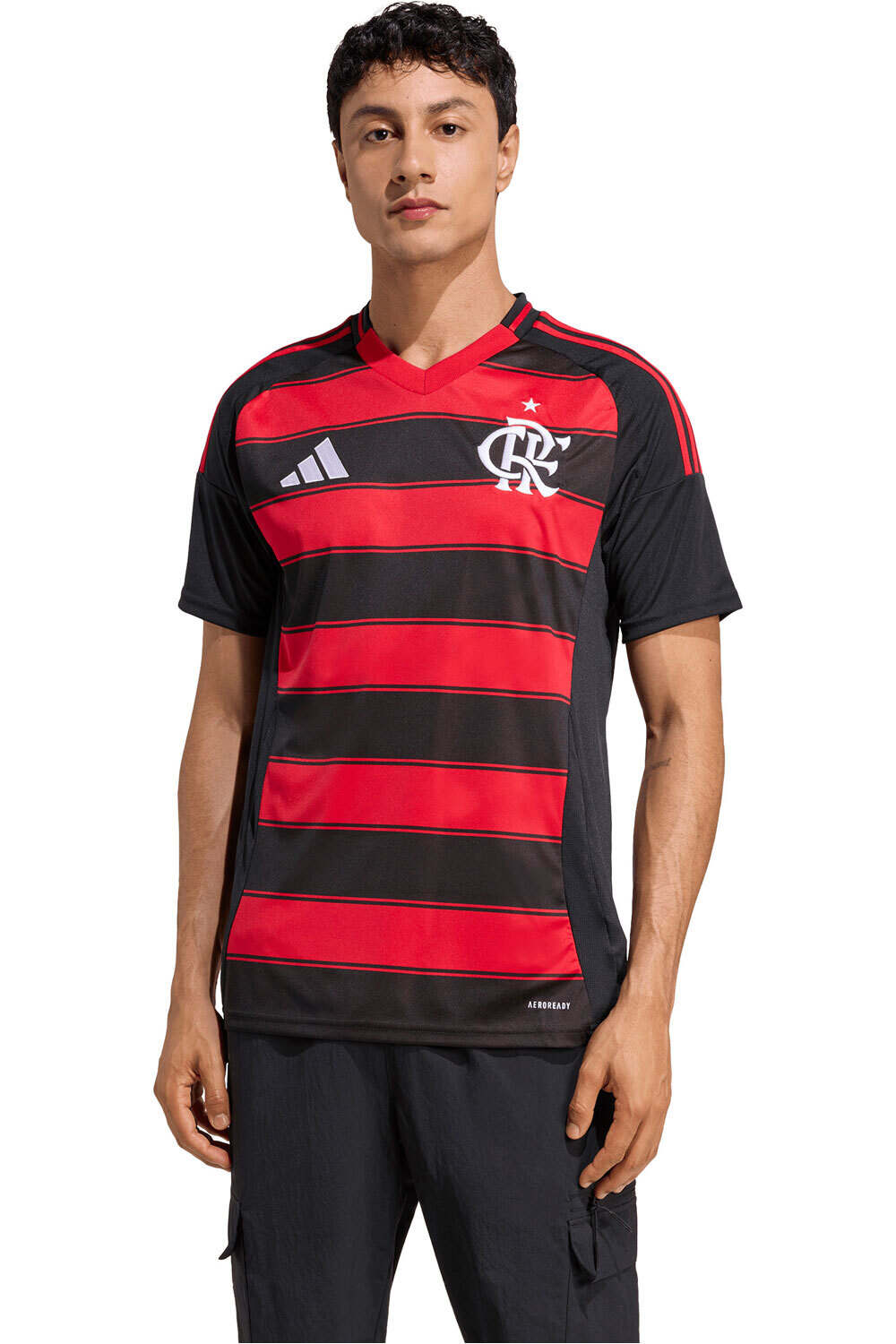 adidas camiseta de fútbol oficiales FLAMENGO 26 H JSY vista frontal