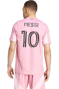 adidas camiseta de fútbol oficiales INTER MIAMI 25 H JSY AU N vista trasera