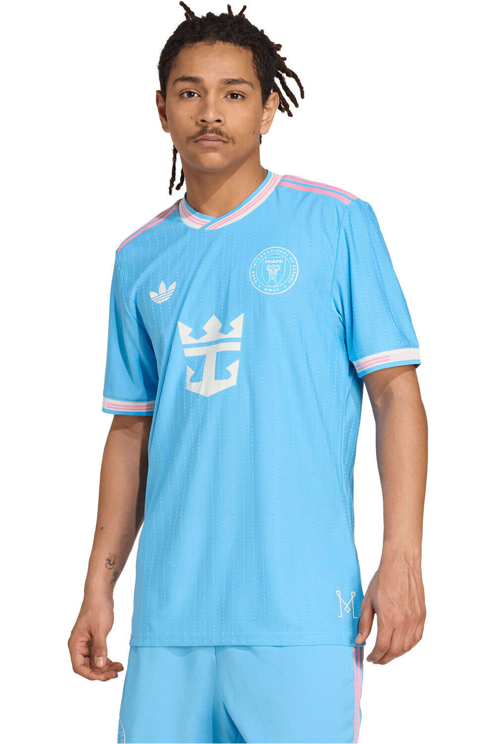 adidas camiseta de fútbol oficiales INTER MIAMI 26 3 JSY AU N vista frontal