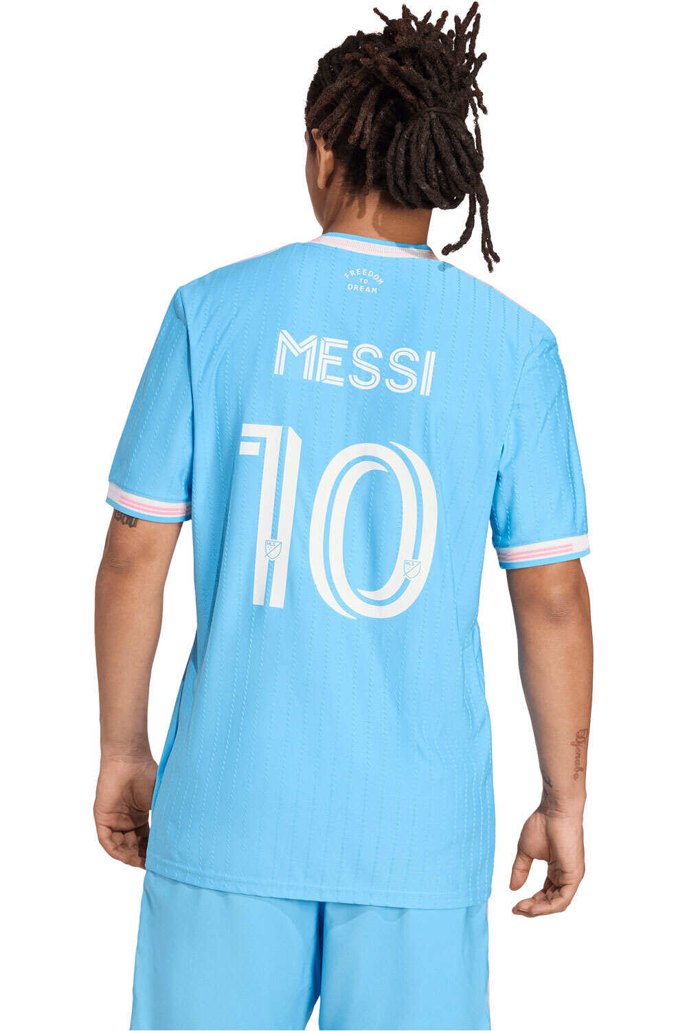 adidas camiseta de fútbol oficiales INTER MIAMI 26 3 JSY AU N vista trasera