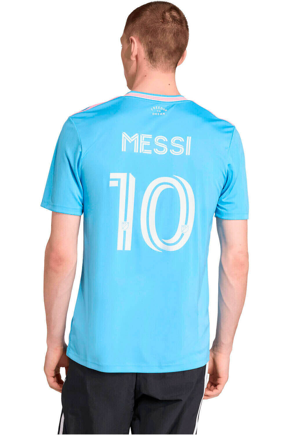 adidas camiseta de fútbol oficiales INTER MIAMI 26 3 JSY MESSI vista trasera