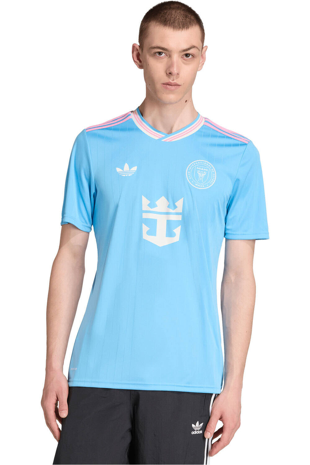 adidas camiseta de fútbol oficiales INTER MIAMI CF 25/26 vista frontal