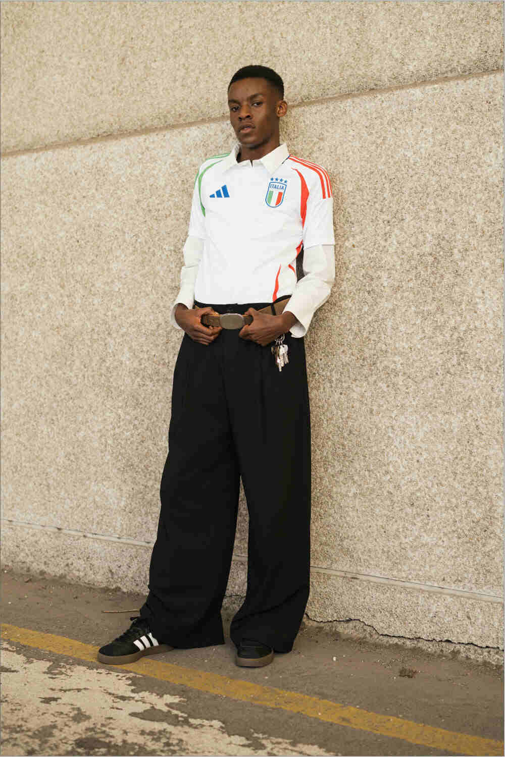 adidas camiseta de fútbol oficiales ITALIA 24 A JSY 04