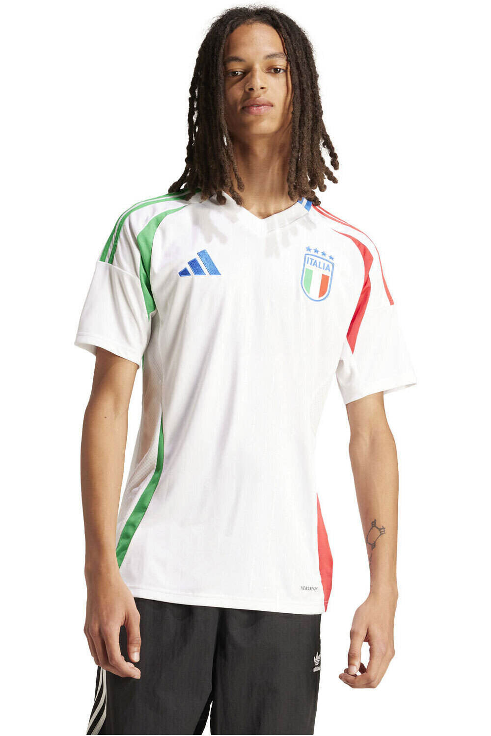 adidas camiseta de fútbol oficiales ITALIA 24 A JSY vista frontal