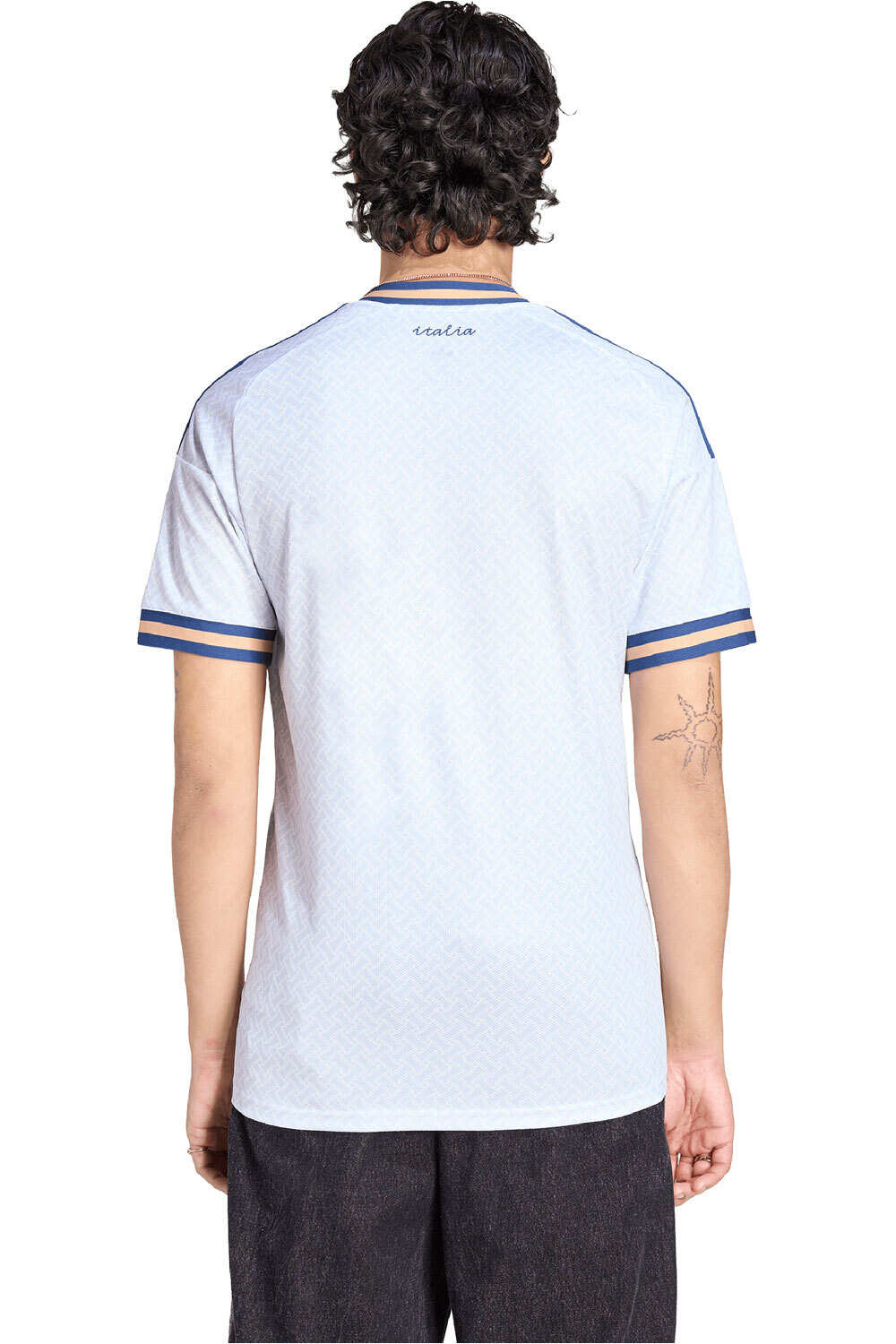 adidas camiseta de fútbol oficiales ITALIA 26 A JSY vista trasera