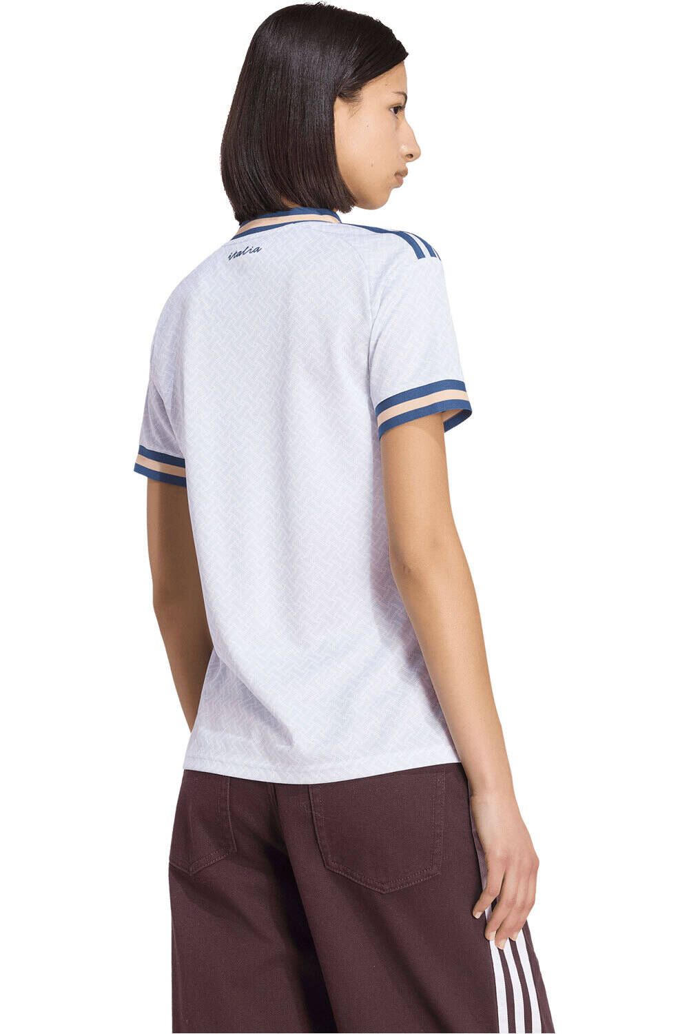 adidas camiseta de fútbol oficiales ITALIA 26 SEGUNDA EQUIPACIN vista trasera
