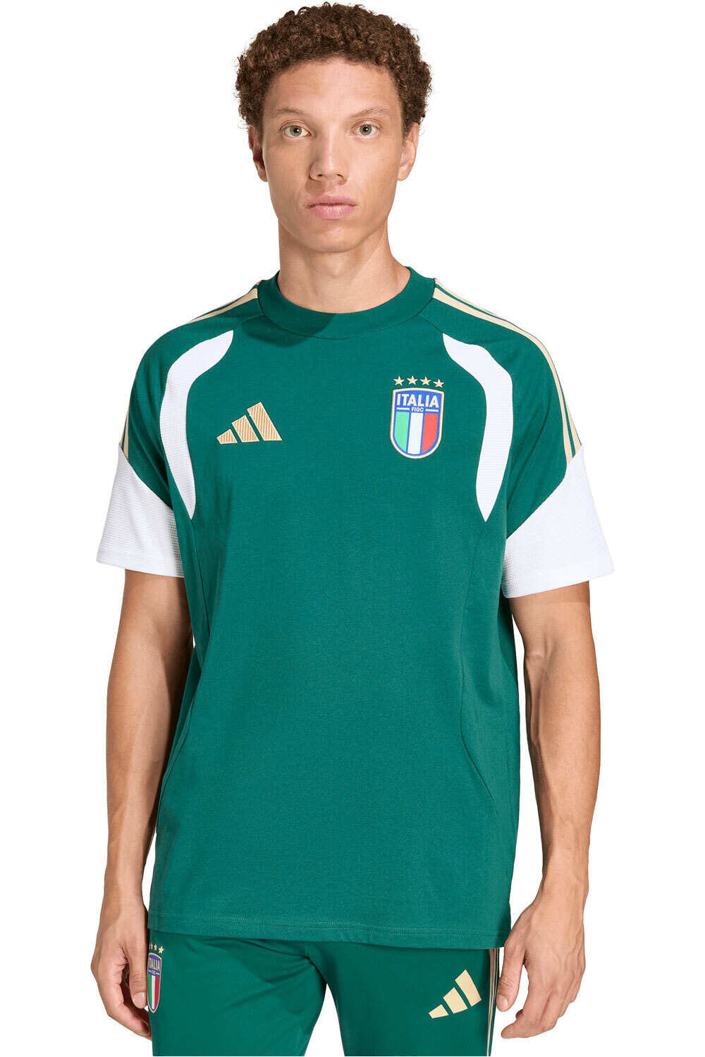adidas camiseta de fútbol oficiales ITALIA 26 TEE vista frontal