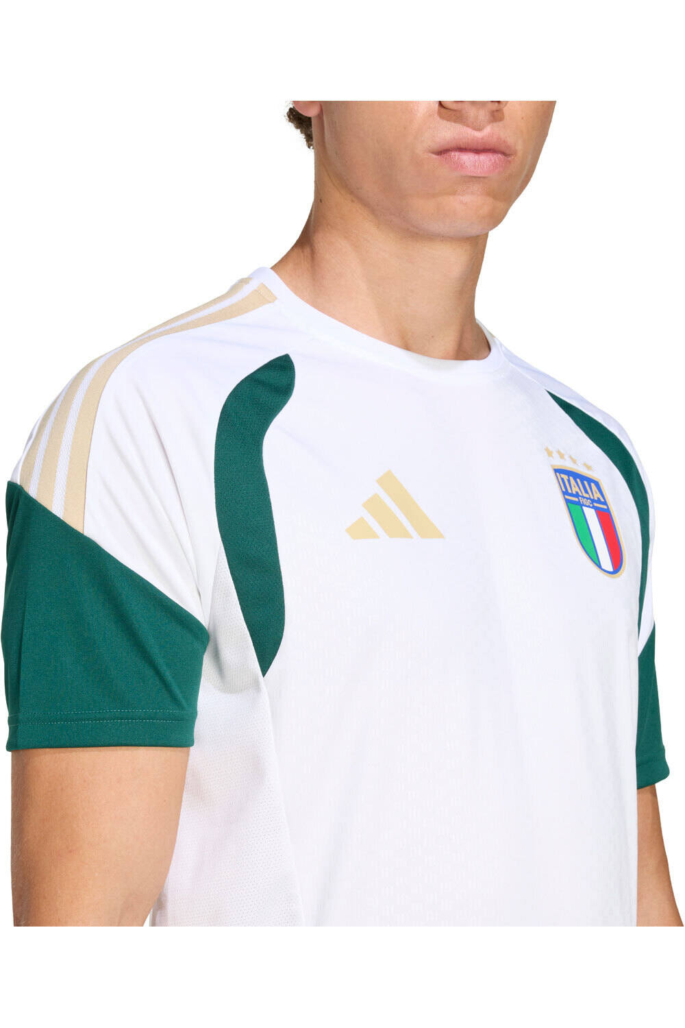 adidas camiseta de fútbol oficiales ITALIA 26 TR JSY BLVE vista detalle