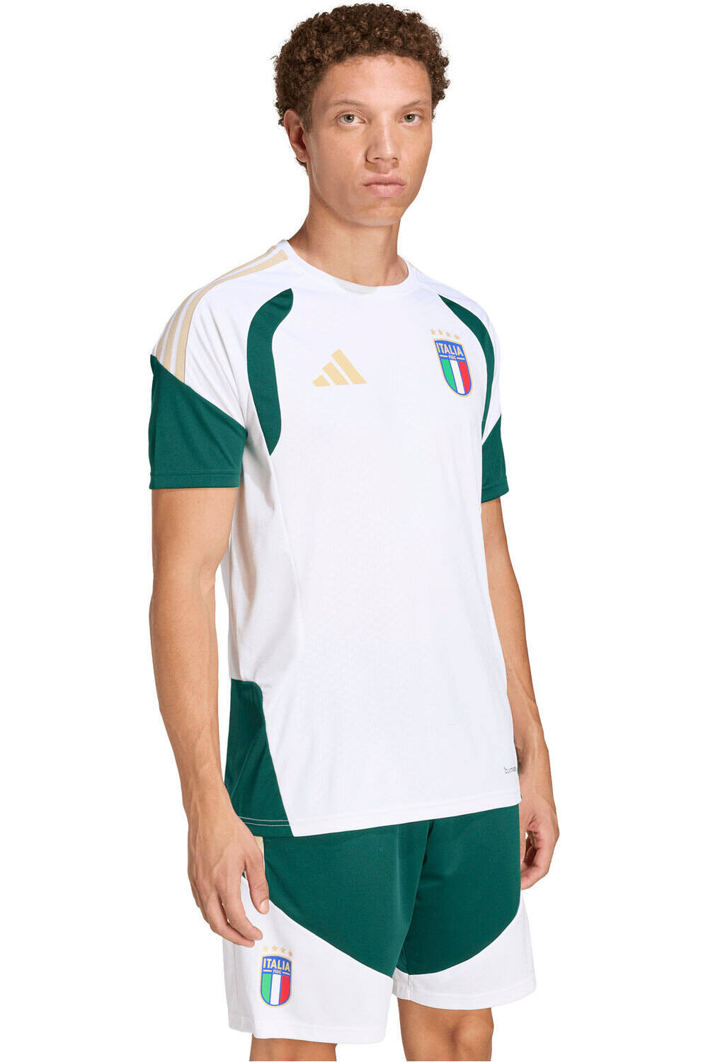 adidas camiseta de fútbol oficiales ITALIA 26 TR JSY BLVE vista frontal