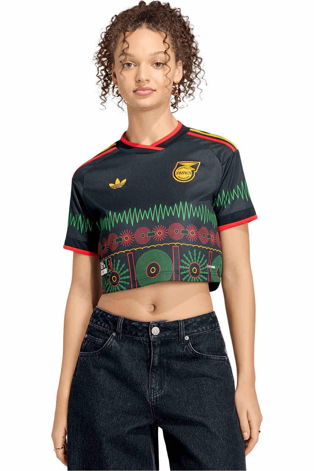 adidas camiseta de fútbol oficiales JAMAICA 26 A JSY CRO W vista frontal