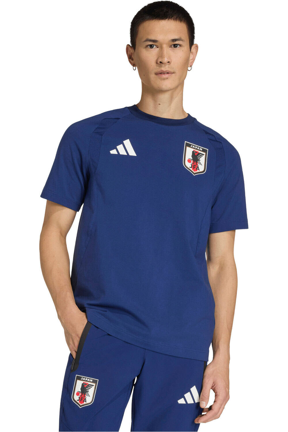 adidas camiseta de fútbol oficiales JAPAN TIRO TRAVEL vista frontal