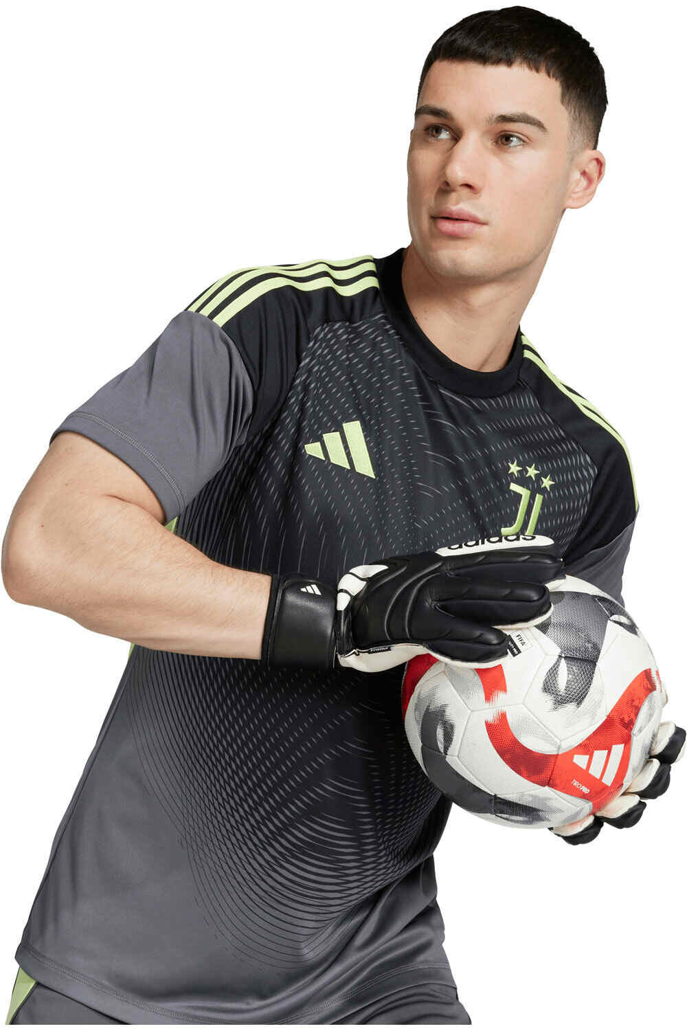 adidas camiseta de fútbol oficiales JUVENTUS 26 H GK JSY vista detalle