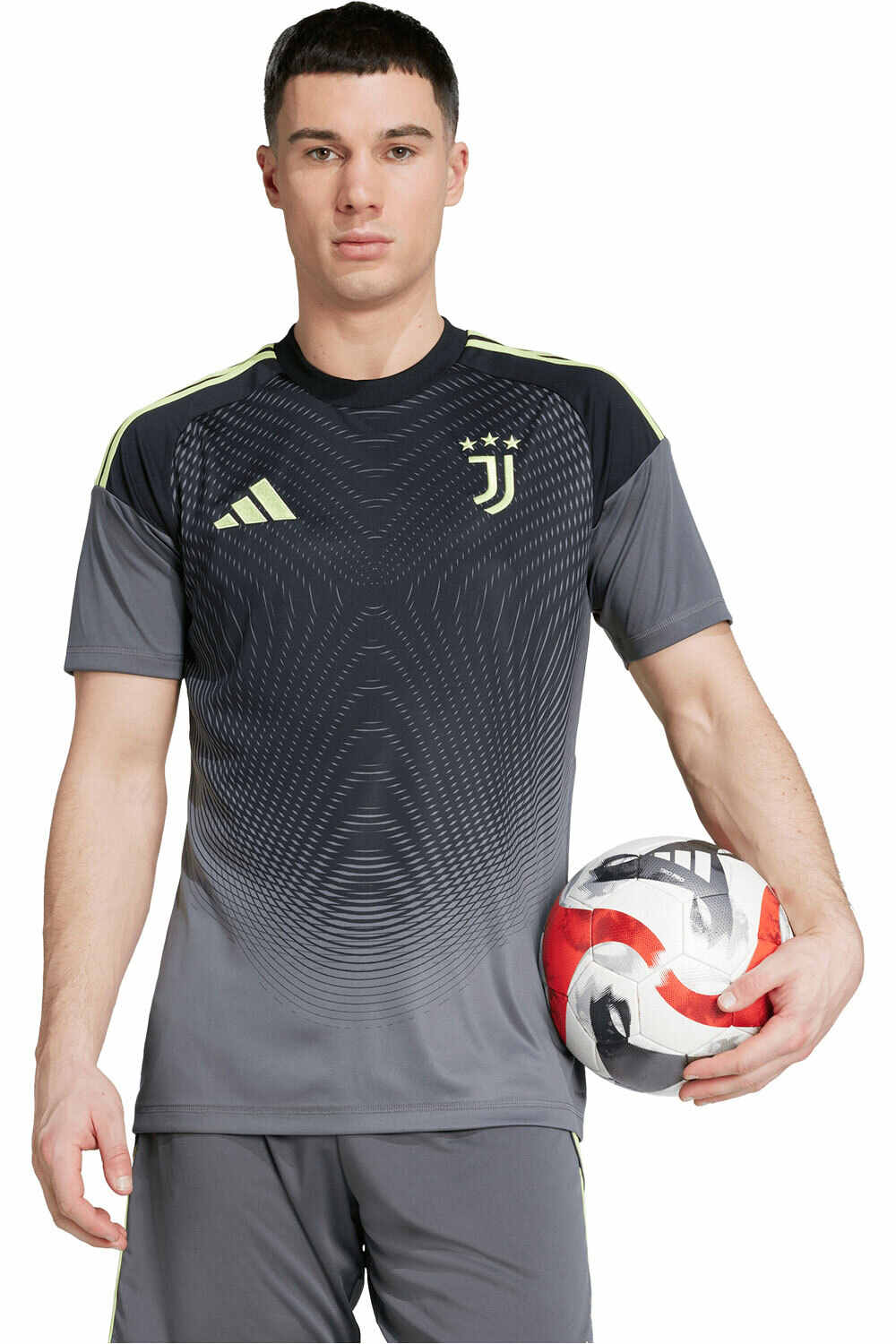 adidas camiseta de fútbol oficiales JUVENTUS 26 H GK JSY vista frontal
