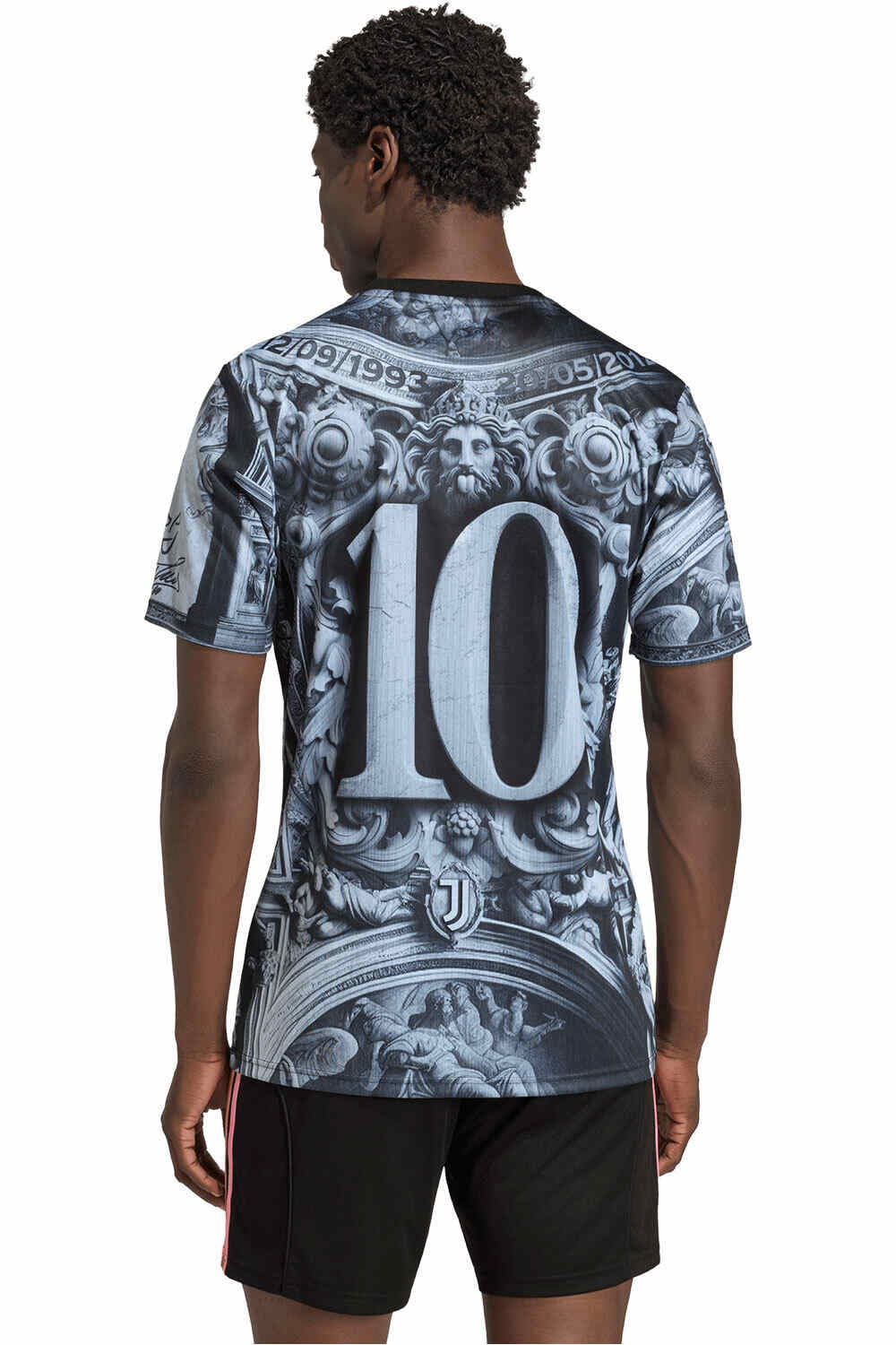 adidas camiseta de fútbol oficiales JUVENTUS  26 PREMATCH vista trasera