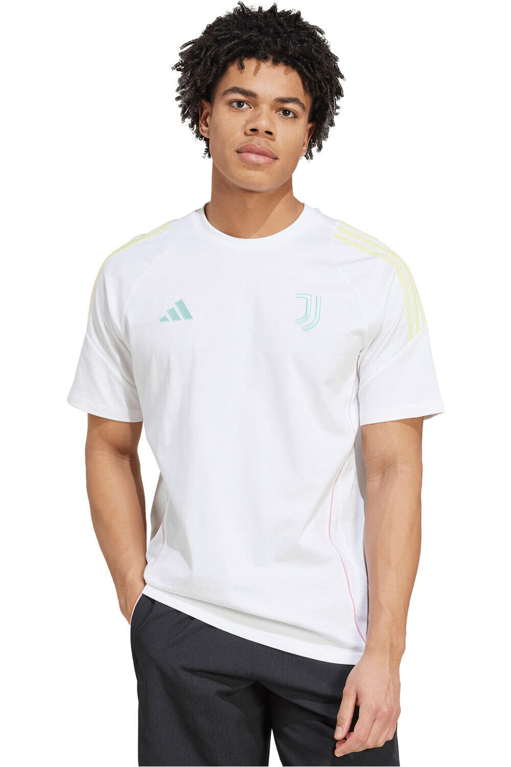 adidas camiseta de fútbol oficiales JUVENTUS 26 TEE vista frontal