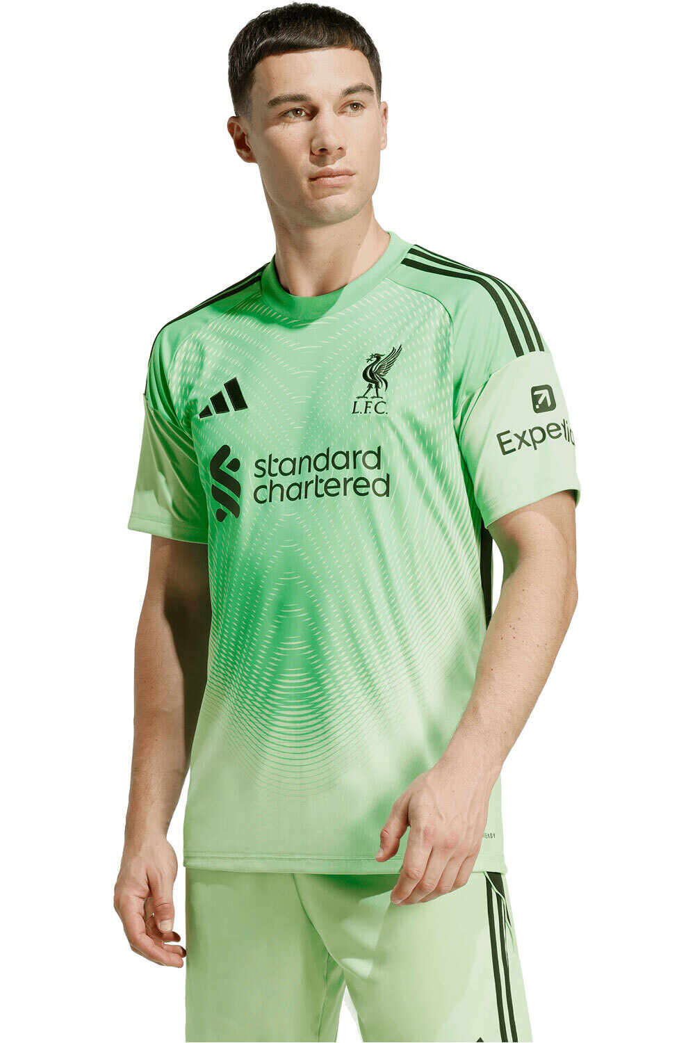 adidas camiseta de fútbol oficiales LIVERPOOL FC 25/26 GOALKEEPER vista frontal