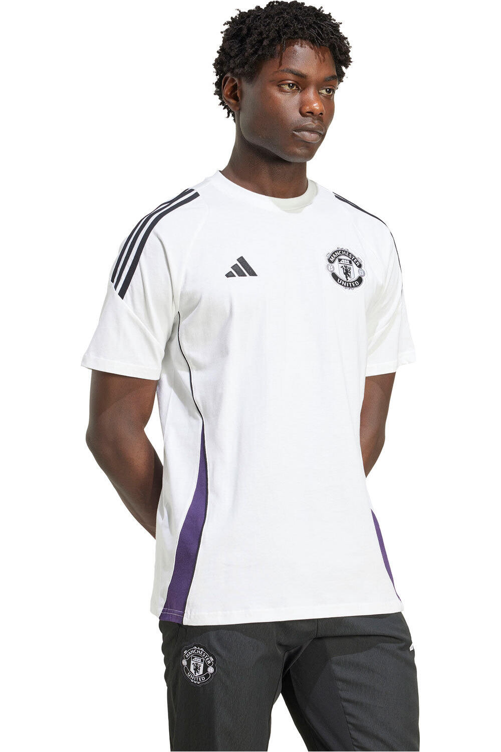 adidas camiseta de fútbol oficiales MANCHESTER U TIRO 25 COMPET vista detalle