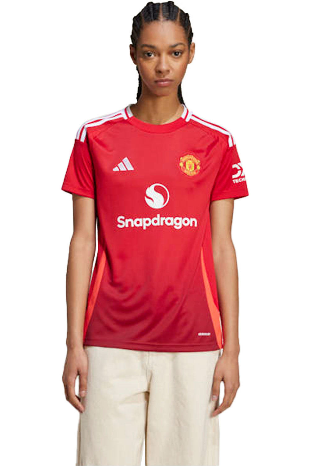adidas camiseta de fútbol oficiales Manchester United 24/25 home vista frontal