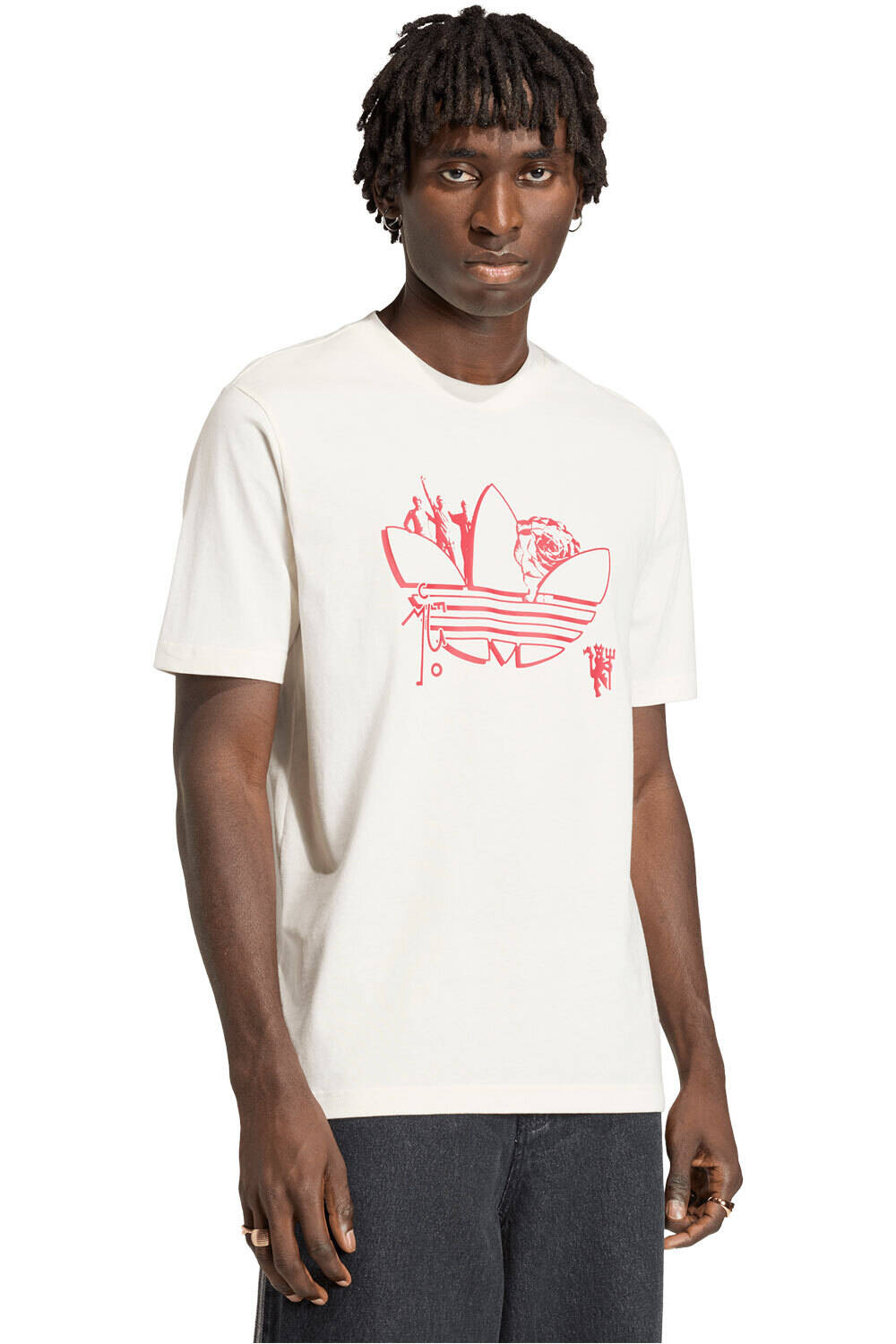 adidas camiseta de fútbol oficiales MANCHESTER UNITED SEASONAL vista frontal