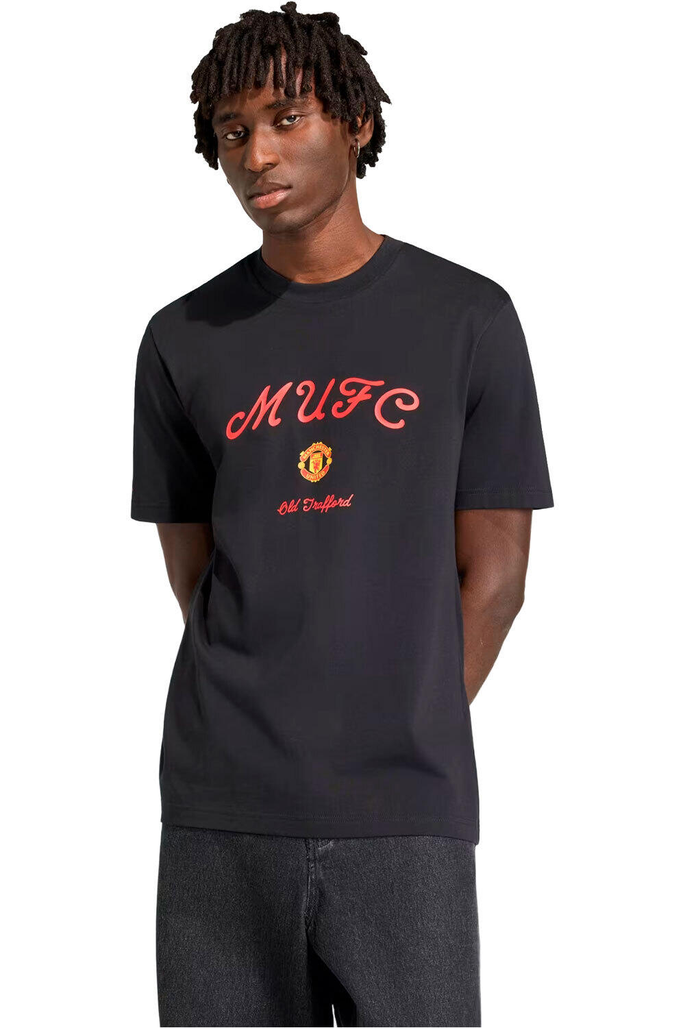 adidas camiseta de fútbol oficiales MANCHESTER UNITED SEASONAL vista frontal