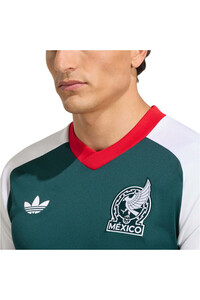 adidas camiseta de fútbol oficiales MEXICO 26 CALENTAMIENTO 2 EQUIPACION vista detalle