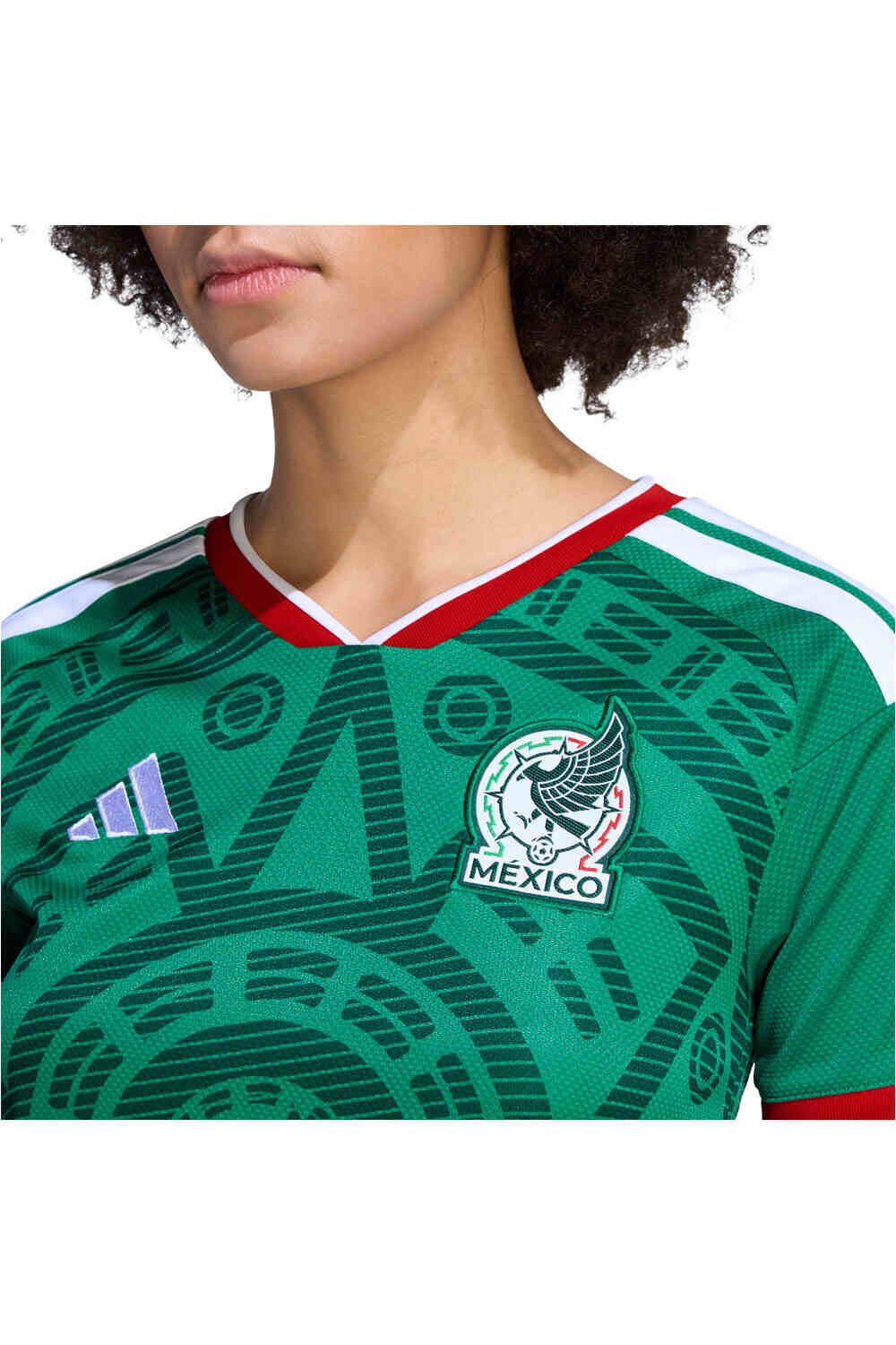 adidas camiseta de fútbol oficiales MEXICO 26 H JSY W D vista detalle