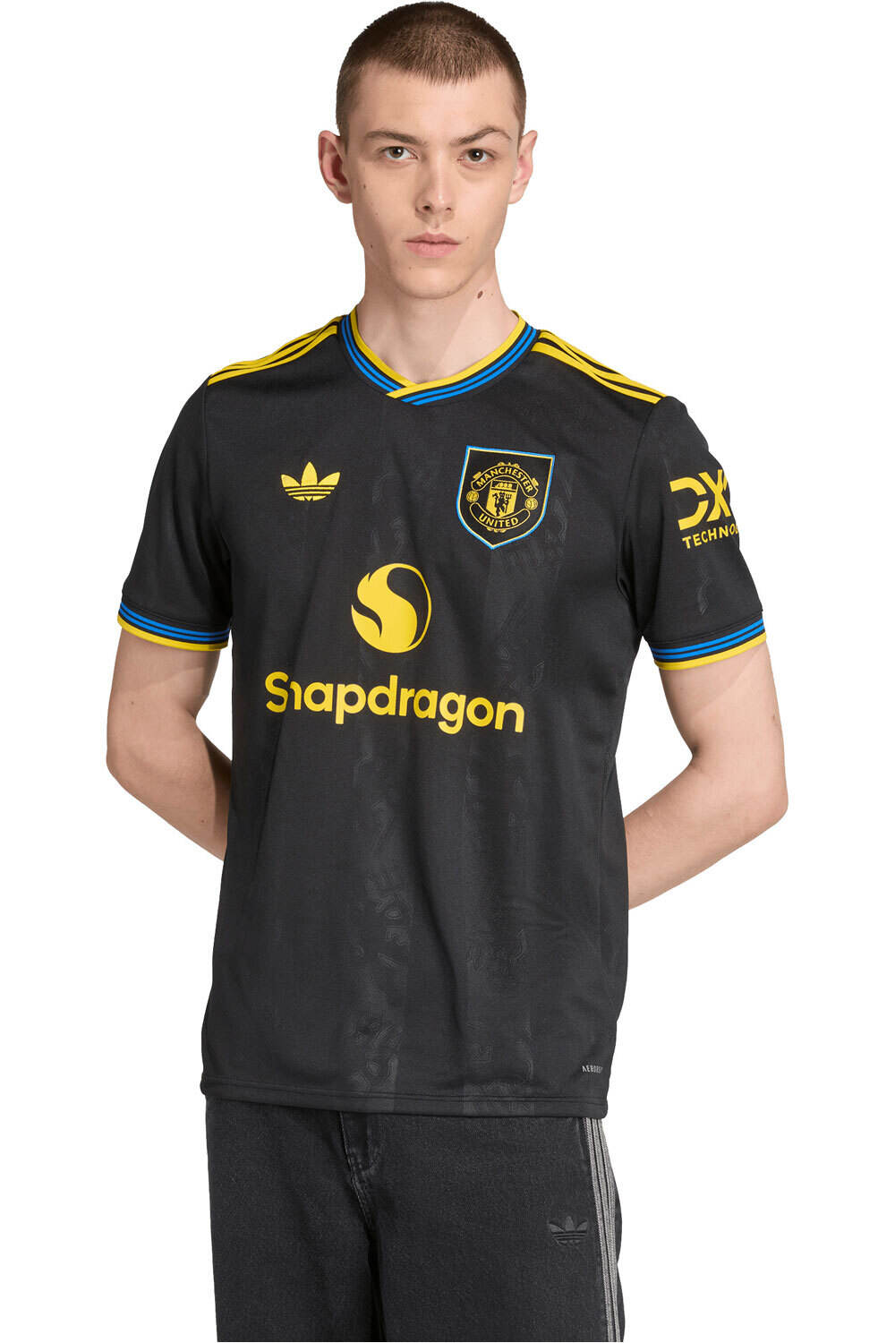 adidas camiseta de fútbol oficiales M.UNITED 26 3 JSY vista frontal