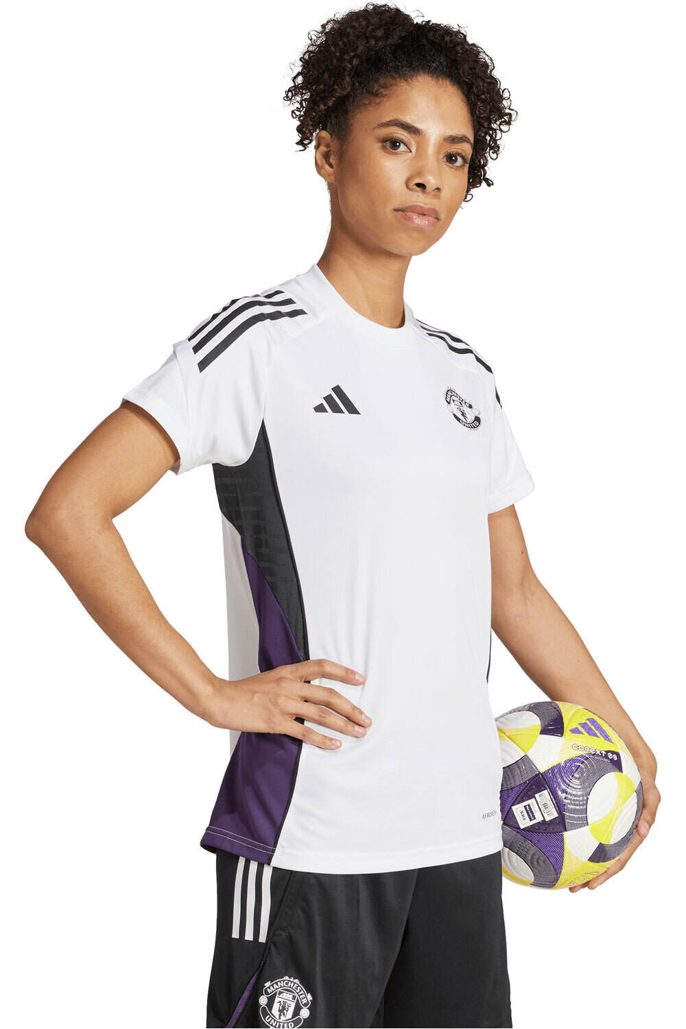 adidas camiseta de fútbol oficiales M.UNITED 26 TR JSY W vista detalle