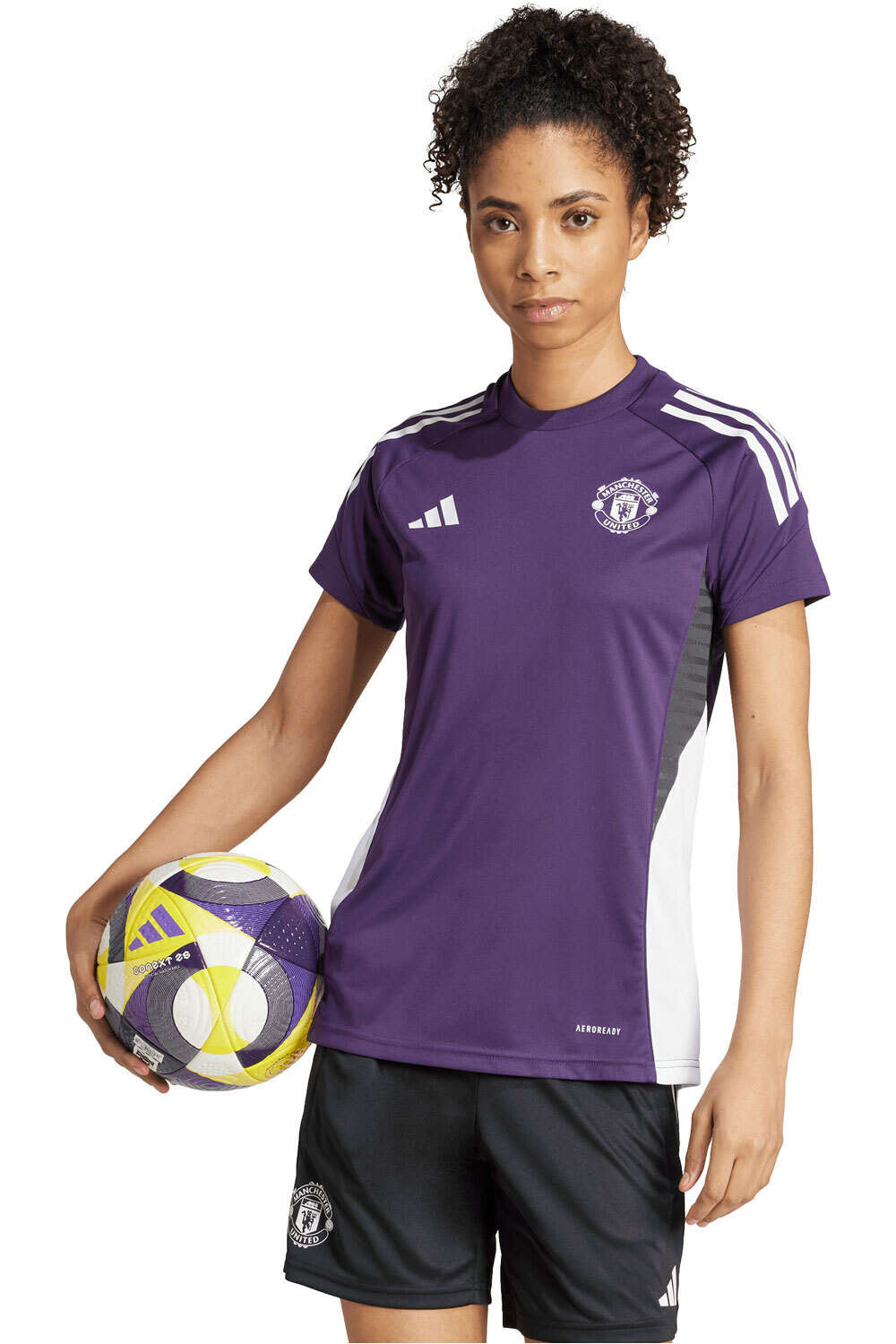 adidas camiseta de fútbol oficiales M.UNITED 26 TR JSY W vista frontal