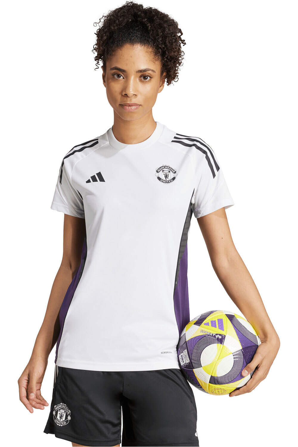 adidas camiseta de fútbol oficiales M.UNITED 26 TR JSY W vista frontal