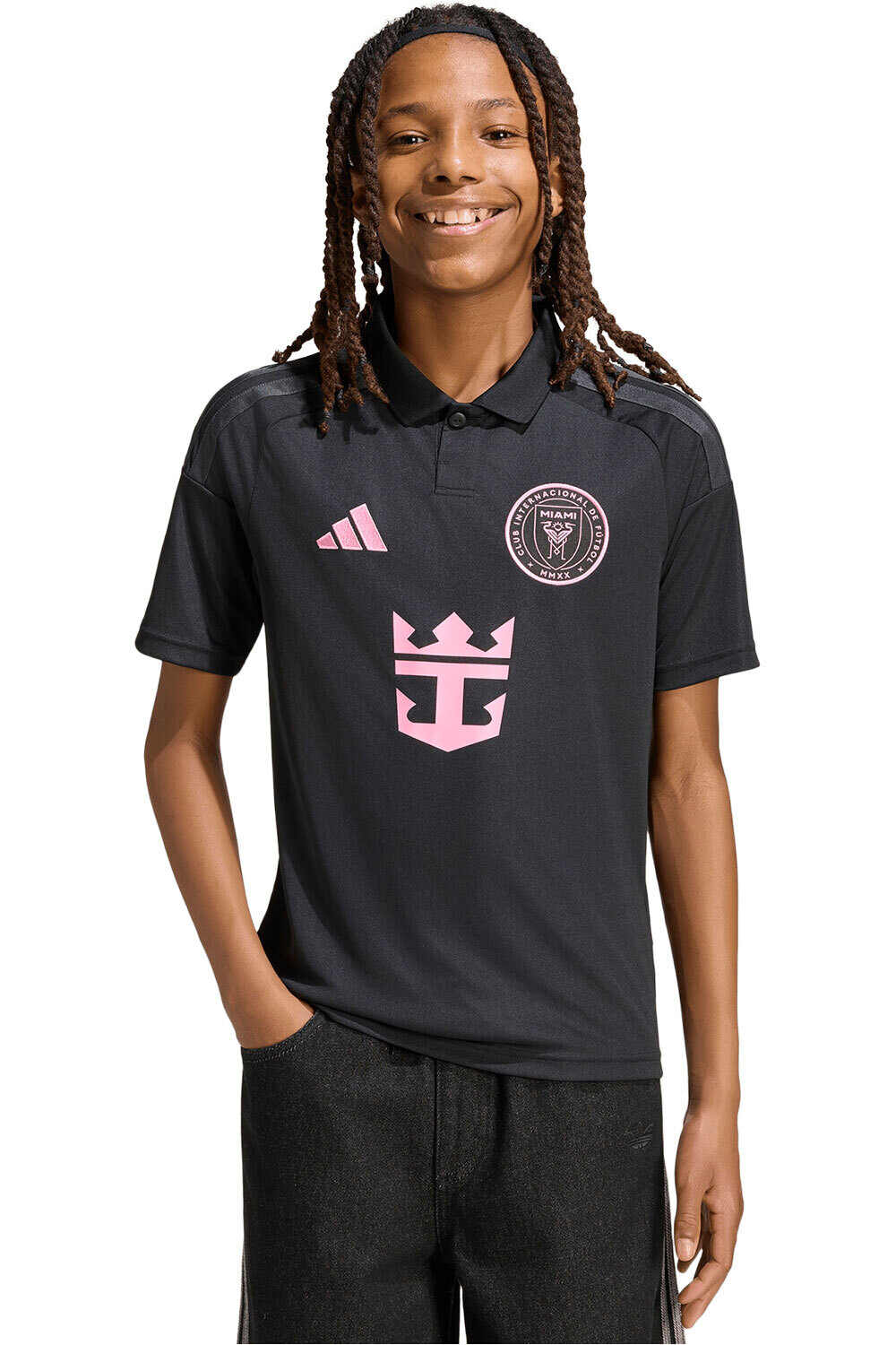 adidas camiseta de fútbol oficiales niño 2 EQUIPACIN INTER MIAMI 26/27 vista frontal