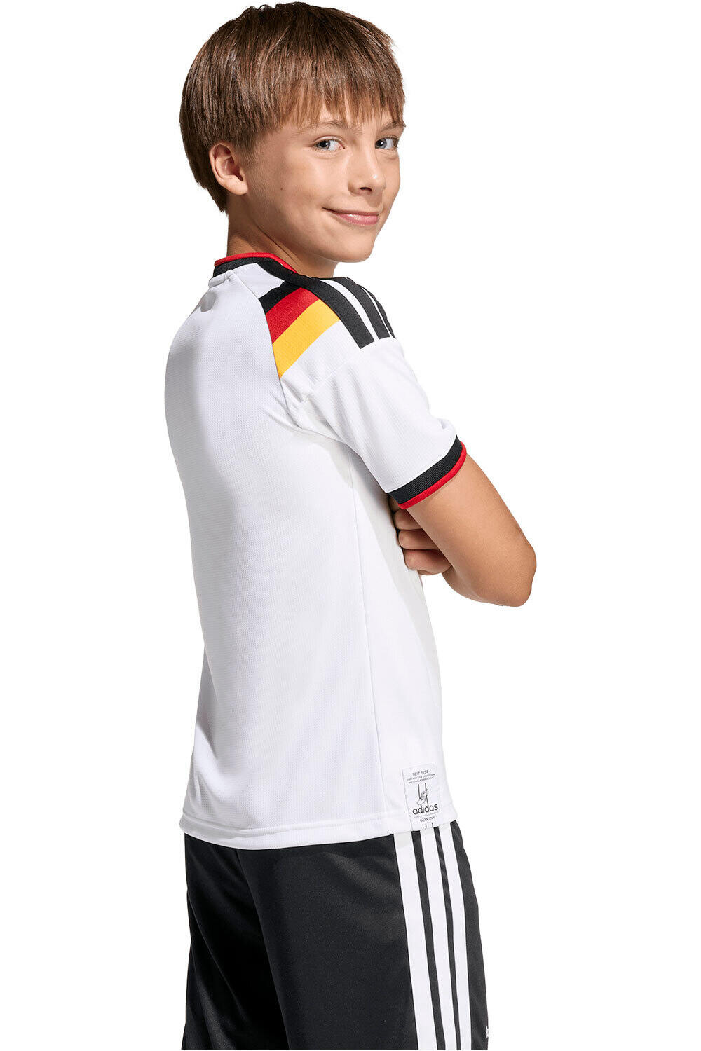 adidas camiseta de fútbol oficiales niño ALEMANIA 26 H JSY Y vista trasera