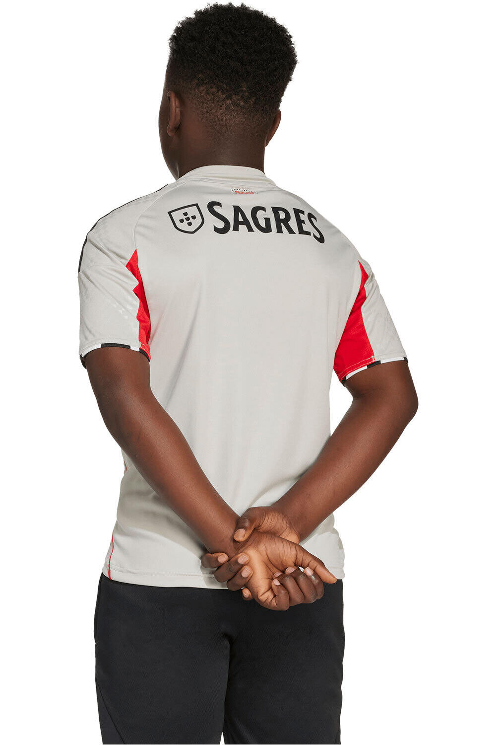 adidas camiseta de fútbol oficiales niño BENFICA 26 A JSY Y vista trasera