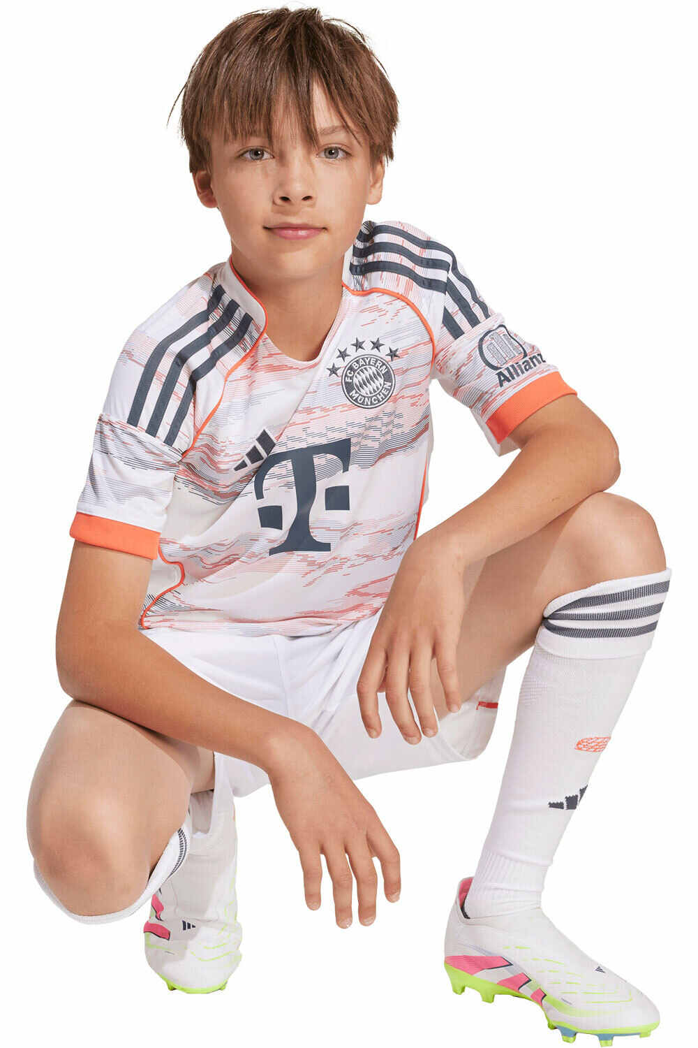 adidas camiseta de fútbol oficiales niño B.MUNICH 26 A JSY Y vista detalle