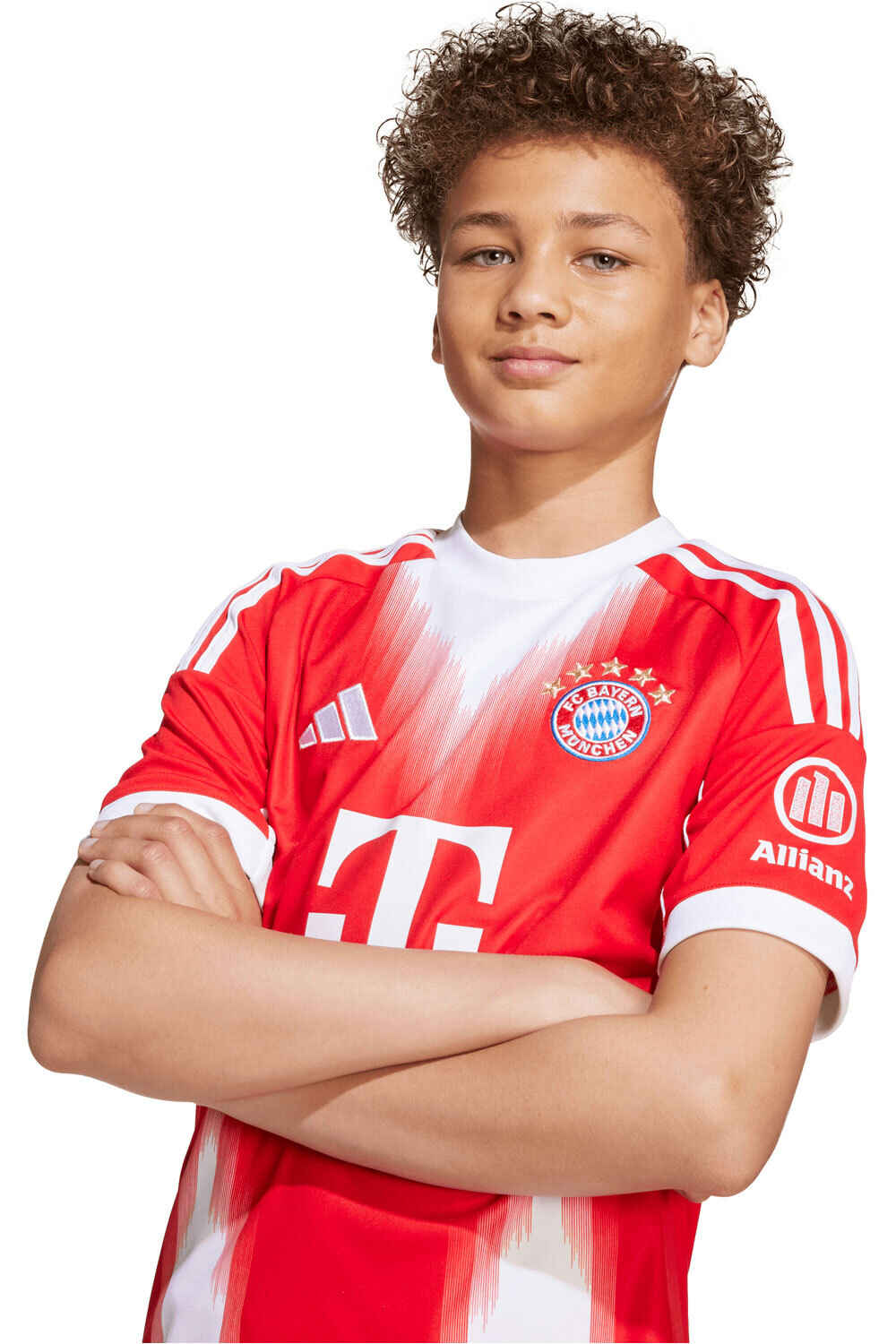 adidas camiseta de fútbol oficiales niño B.MUNICH 26 H JSY Y vista detalle