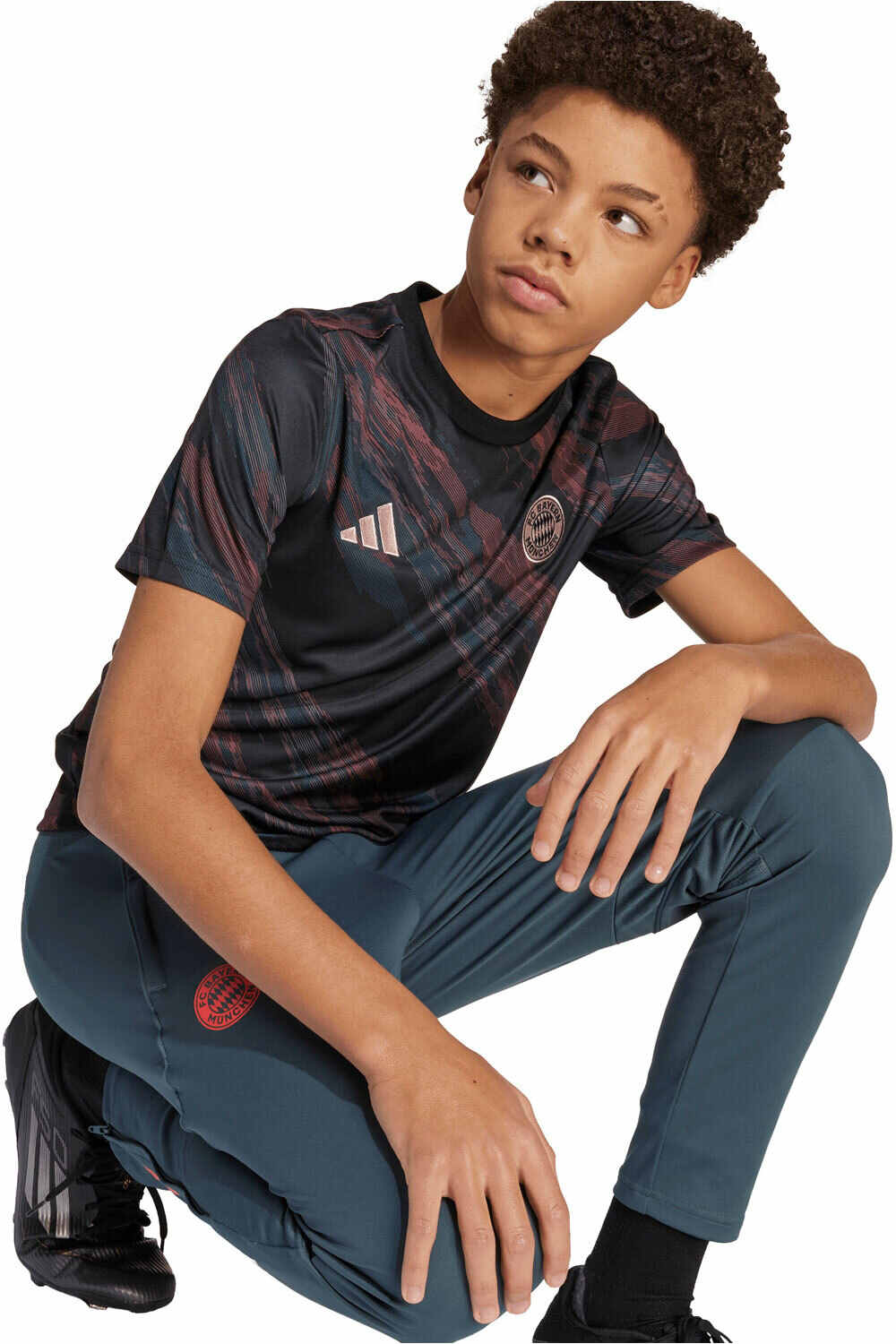 adidas camiseta de fútbol oficiales niño B.MUNICH 26 PRESHI Y vista detalle