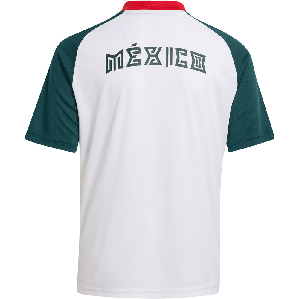 adidas camiseta de fútbol oficiales niño CALENTAMIENTO 2 EQUIPACION MEXICO 26 05